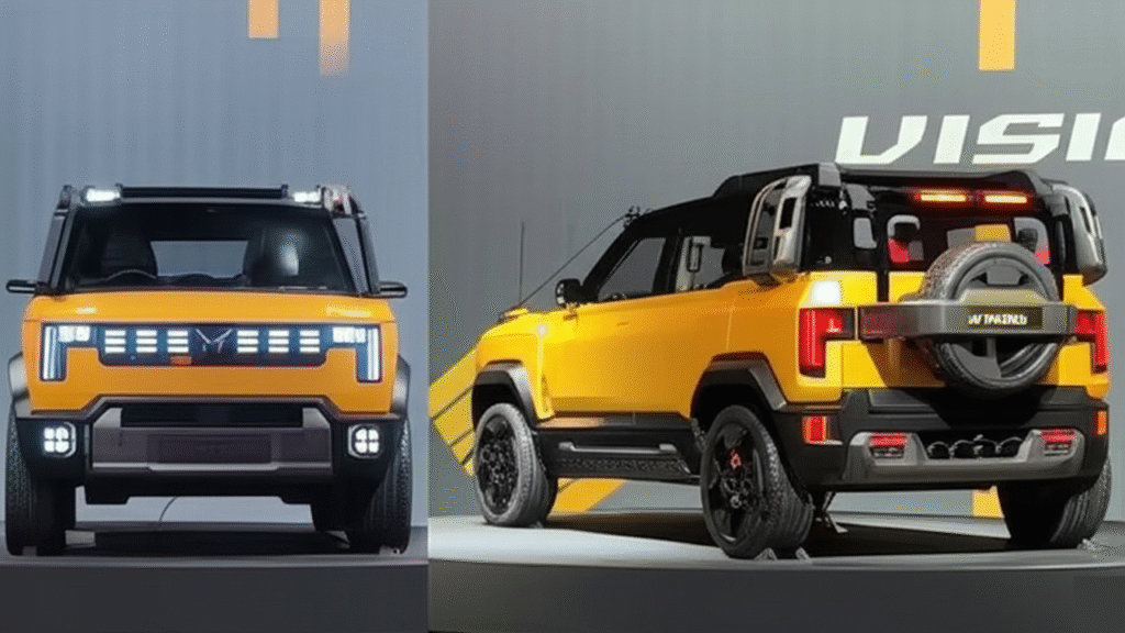 Mahindra unveils 4 new concept SUVs, launch timeline revealed