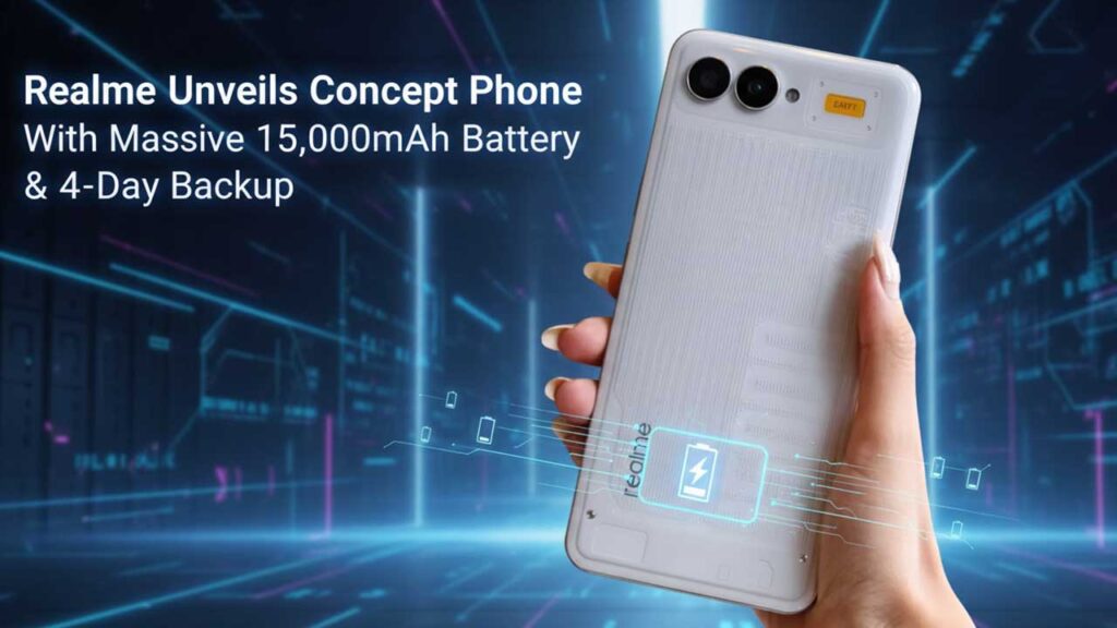 Realme Unveils Concept Phone With Massive 15,000mAh Battery